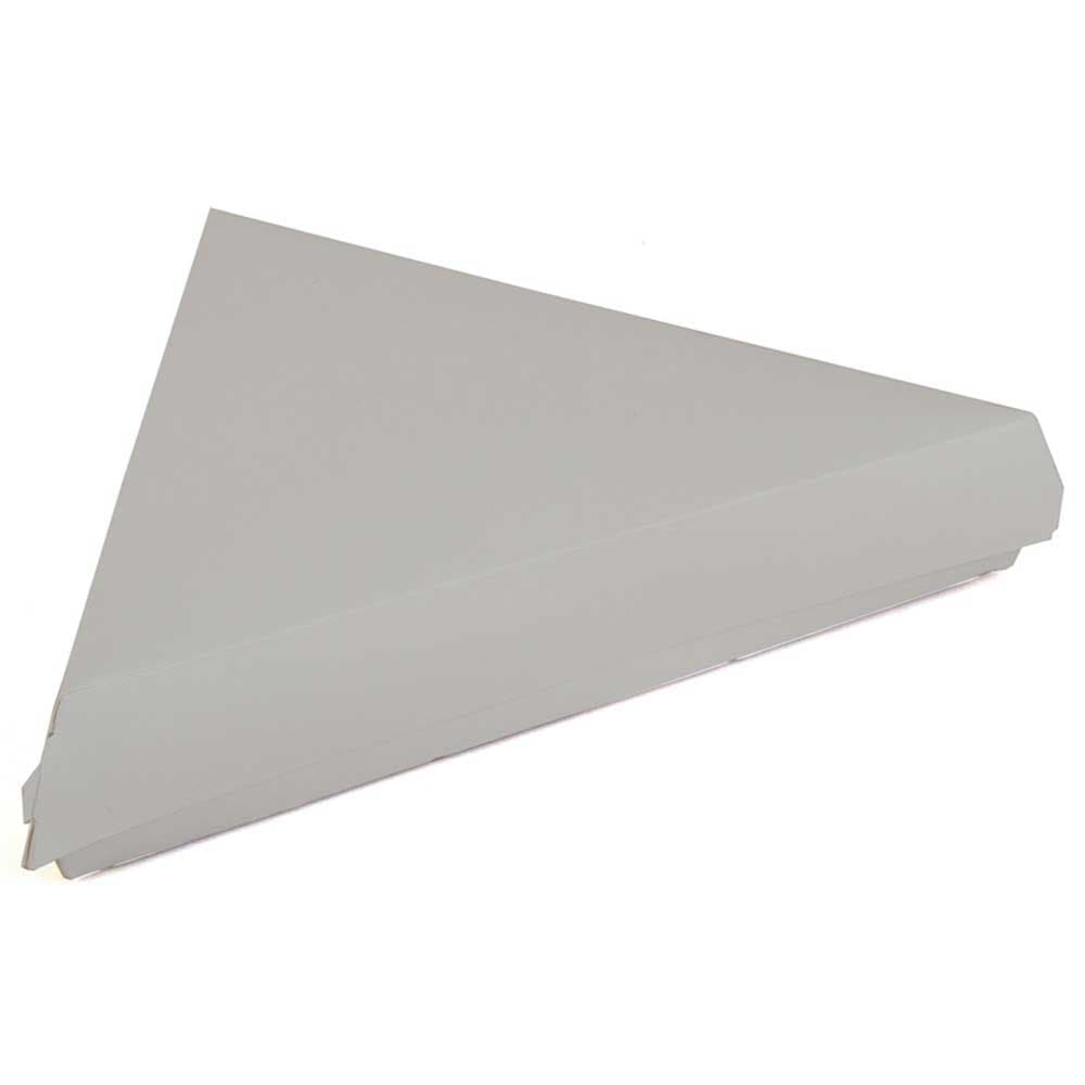 Southern Champion 9.25" x 9" White Pizza Slice Clamshell