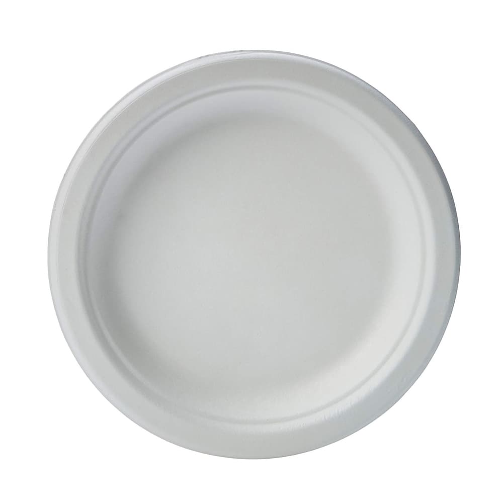 6" Round Fiber Plate