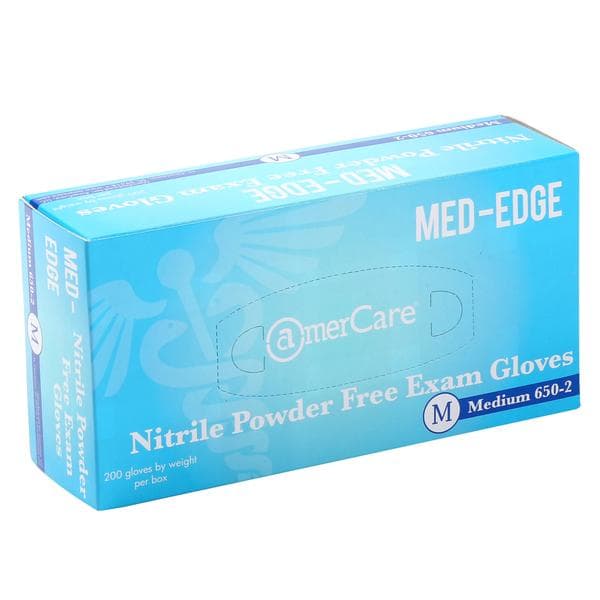 AmerCare Med-Edge Medium Latex Free Powder Free Nitrile Exam Glove