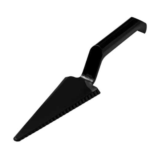 Fineline 3308BK Platter Pleasers 10" Black Plastic Cake/Pie Server - Image 1