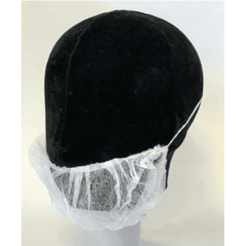 Emerald BC104 Disposable Polypropylene Beard Net / Cover - Image 1