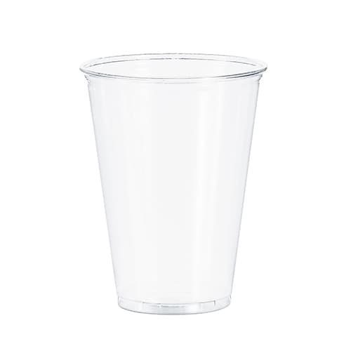 Solo UltraClear TP10D 10 oz. Clear PET Plastic Cold Cup - Image 1