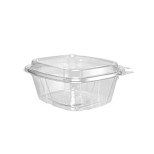 Dart CH16DED ClearPac Safe Seal 16 oz. Tamper-Resistant, Tamper-Evident Container with Dome Lid - Image 1