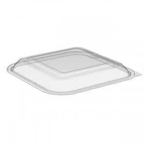 Clear PP Lid - fits 32 oz Square PP Food Container - Image 1
