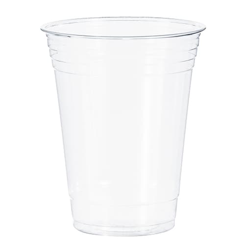 Solo UltraClear TP16D 16 oz. Clear PET Plastic Squat Cold Cup - Image 1