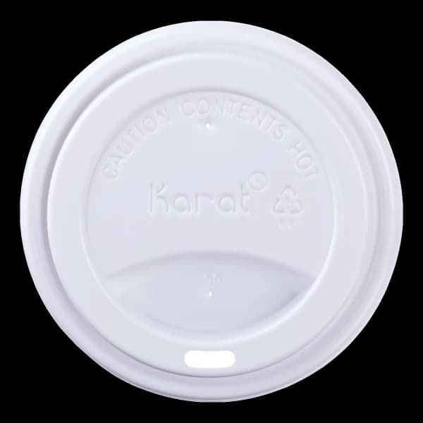 Black Sip Lid - fits 10-24 oz Paper Hot Cups - Image 1