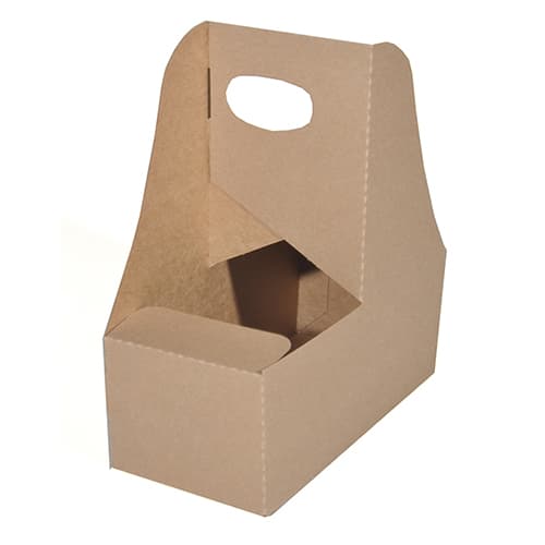 2-Cup Paper Drink Carrier - Image 1