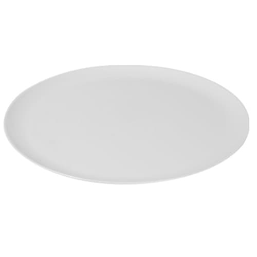 Fineline 18" White Platter Pleasers Classic Round Platter - Image 1