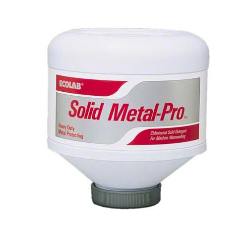 Ecolab Solid Metal Pro® Dishwasher Soap, 8 lb