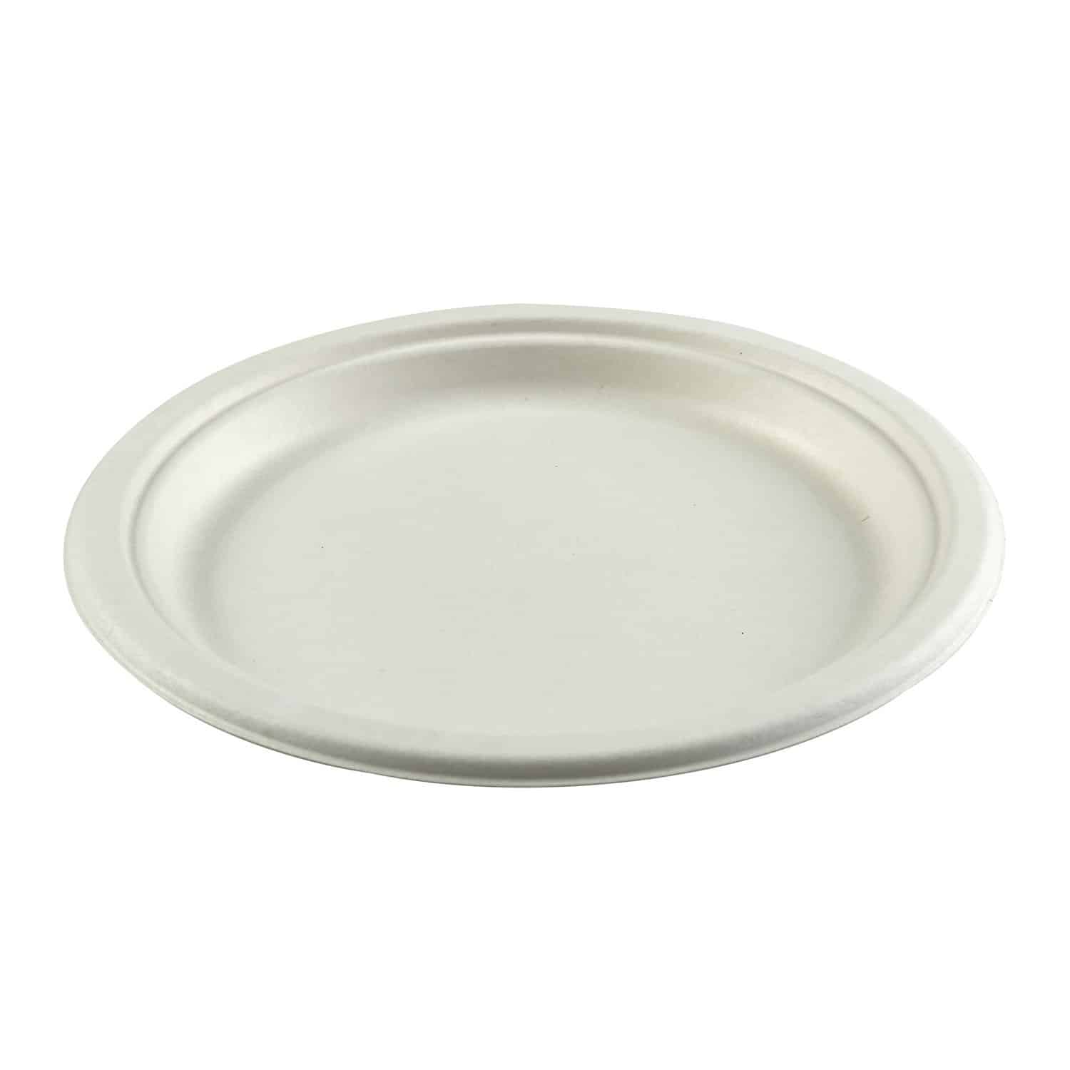 9" Round Fiber Plate - Image 1