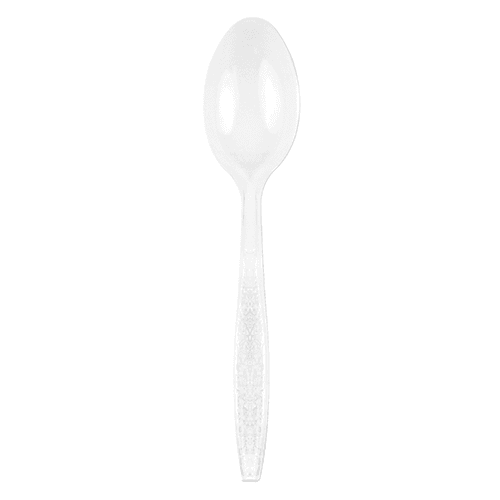 Berk Clear Heavy Weight Plastic Teaspoon - Image 1
