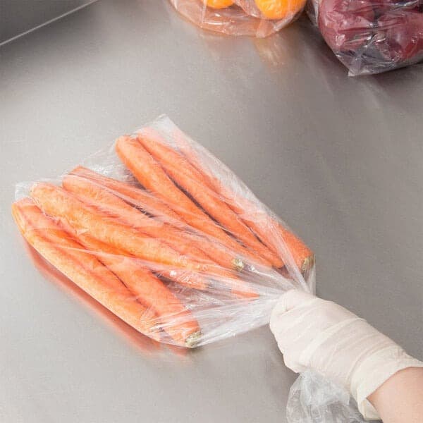 TUF-R® 8" x 3" x 20" 1.25 mil Heavy Linear LDPE Gusset Bag - Image 1
