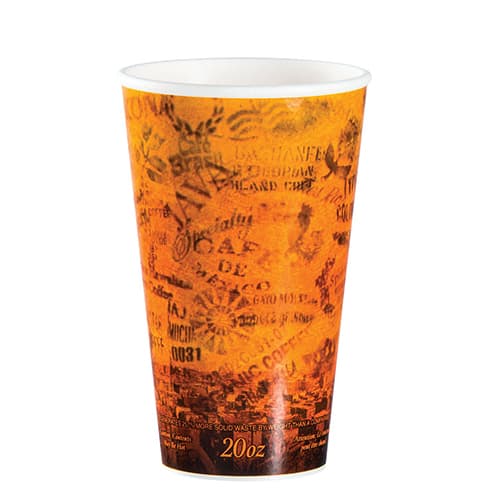 Dart 20U16ESC 20 oz. Fusion Escape Foam Hot Cup - Image 1