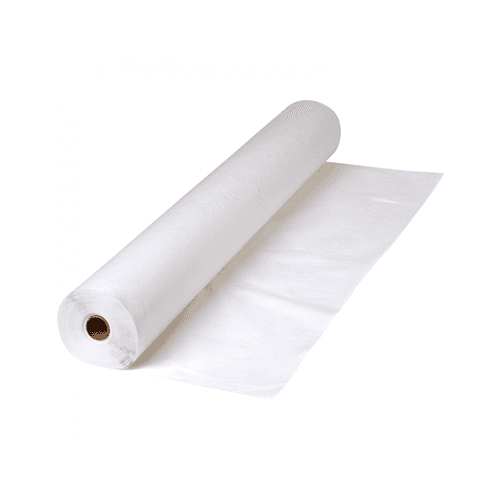 Hoffmaster 260045 White 40 " x 300 ' Paper Table Roll - Image 1