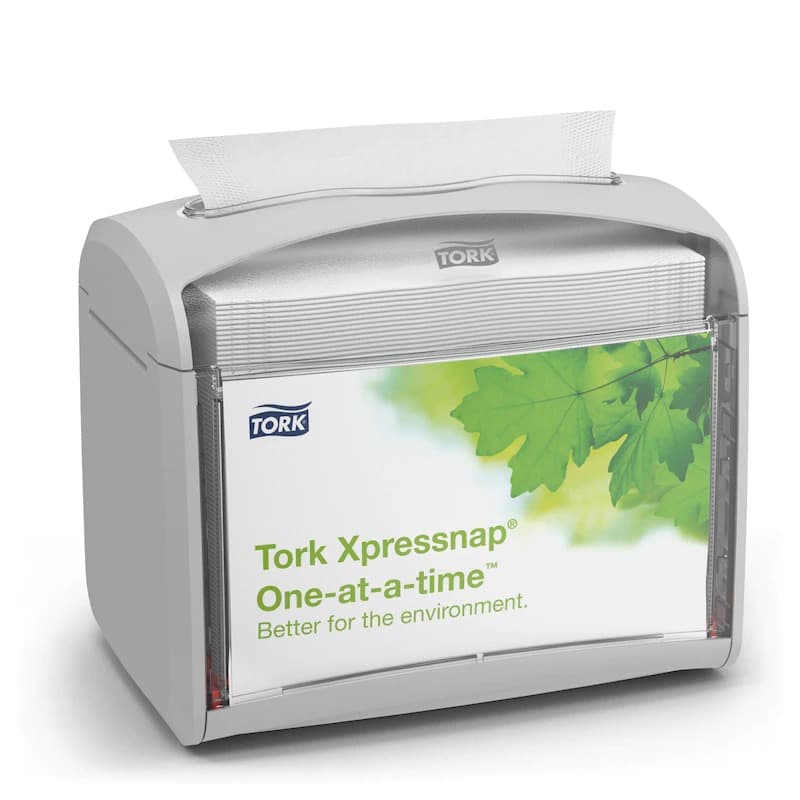 Tork Xpressnap® Grey Tabletop Napkin Dispenser