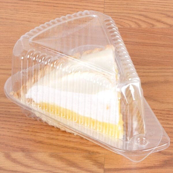 Polar Pak Hinhed Medium Pie Slice Container - Image 1