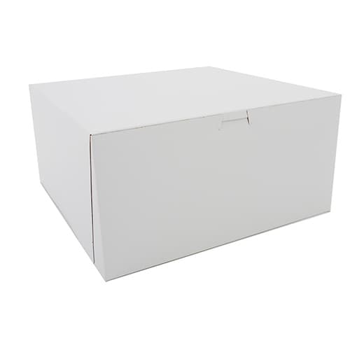 Southern Champion 12" x 12" x 6" White Non-Window Bakery Box - Image 1