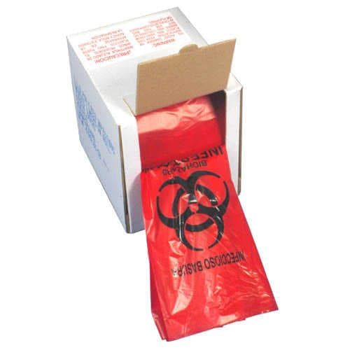Linear Low Density Red Infectious Waste Liner - Image 1