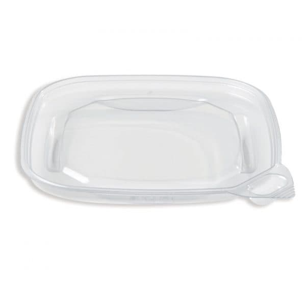 Placon Evolutions® Clear Tamper-Evident Square Deli Lid For 8-32 oz Base - Image 1