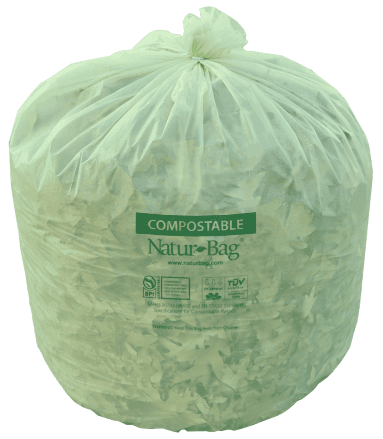 33 Gallon Compostable Can Liner, 33×40″, 1 mil - Image 1