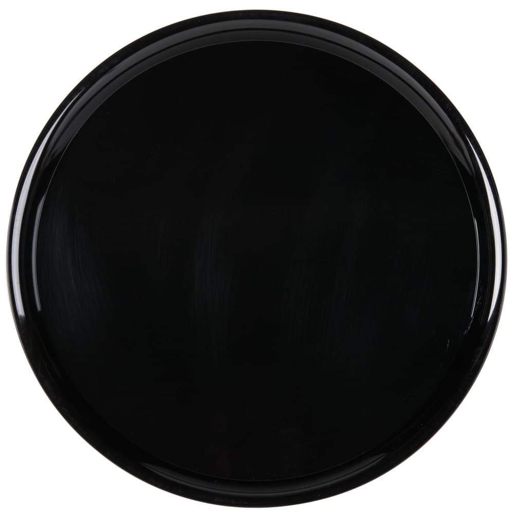 WNA Comet A716PBL25 Caterline 16" Black Round Serving Tray - Image 1