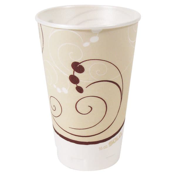Solo X16N-J8002 Trophy Plus 16 oz. Symphony Foam Cup - Image 1