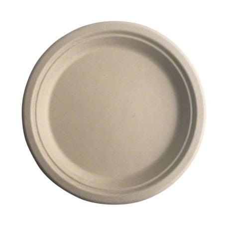9" Round Fiber Plate - Image 1