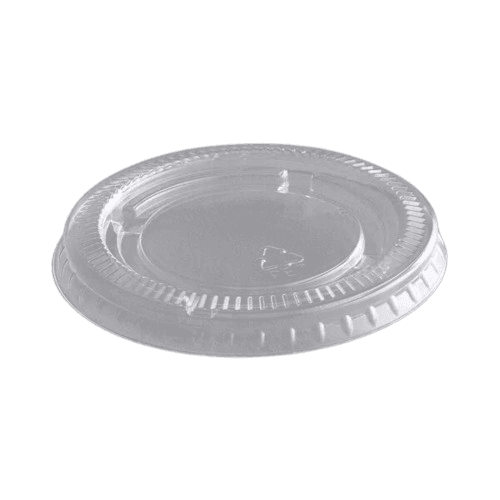 Clear PET Lid - fits 2 oz Clear Portion Cup