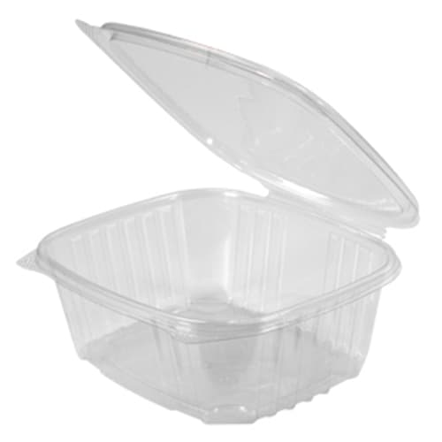 Genpak AD32 32 oz. Secure Seal® Clear Hinged Deli Container