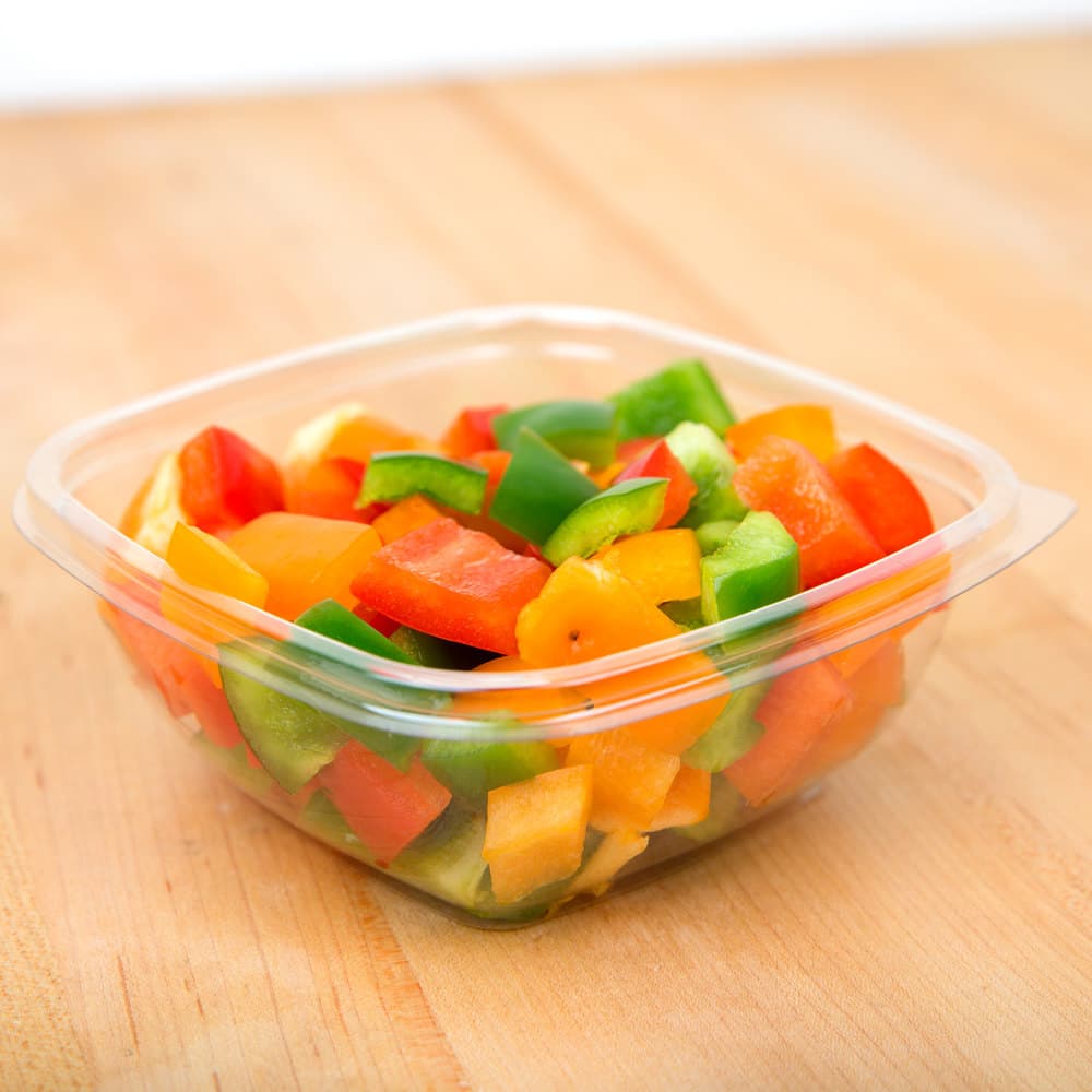 12 oz Clear Square Deli Container - Image 1