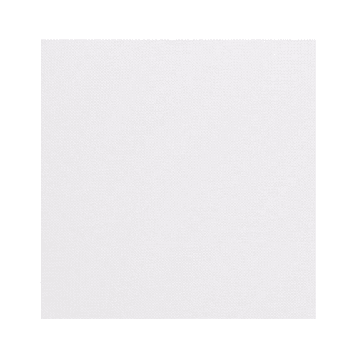 Hoffmaster 200101 FashnPoint 15 1/2" x 15 1/2" Flat White Linen-Feel Dinner Napkin - Image 1