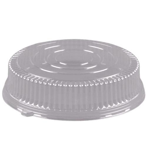 Fineline 18.75" x 18.75" x 11" Round PETE Catering Tray Dome Lid