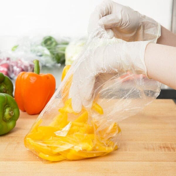 Inteplast Group PB060312 Get Reddi 6" x 3" x 12" Plastic Food Bag - Image 1