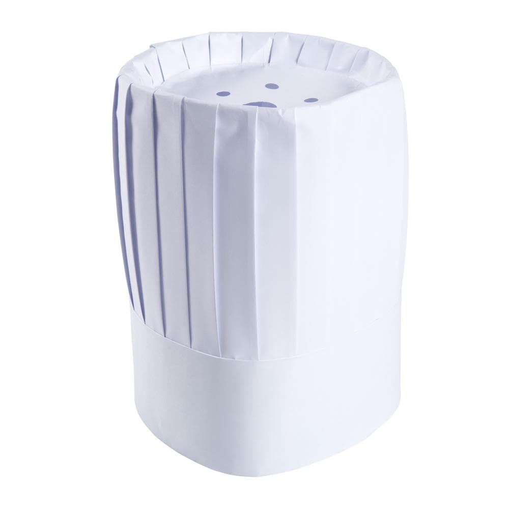 AmerCare Royal RCH10 10" Pleated Disposable Chef Hat