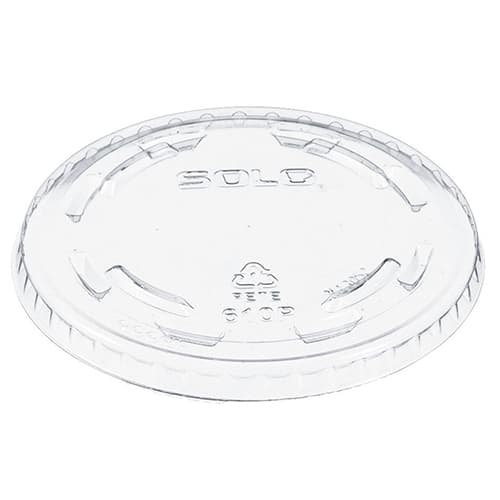 Solo UltraClear 610TP Clear PET Plastic No Slot Lid