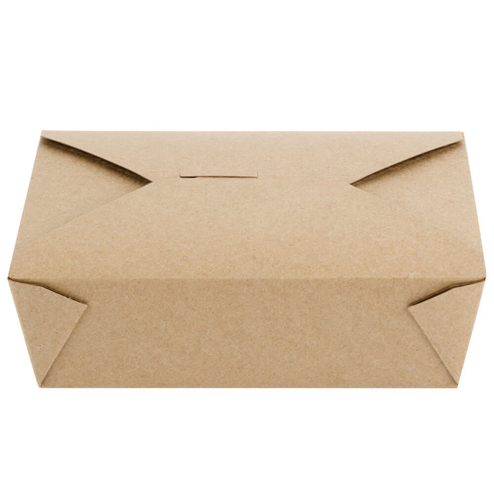 #3 Paper Folded Carton, Brown Kraft - Image 1
