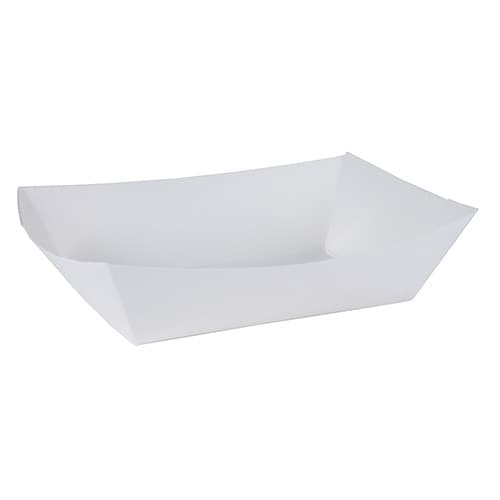 Southern Champion #100 1 lb. White Paper Food Tray - Image 1
