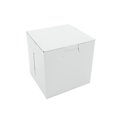 4.5" x 4.5" x 4.5" White Non-Window Bakery Box - Image 1