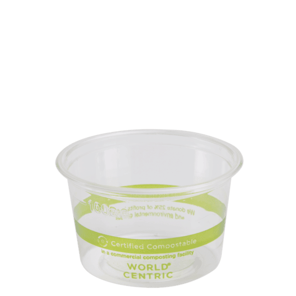 clear 4 oz portion cup