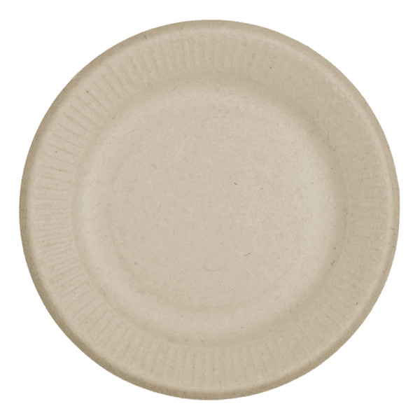 6 inch round fiber plate for food