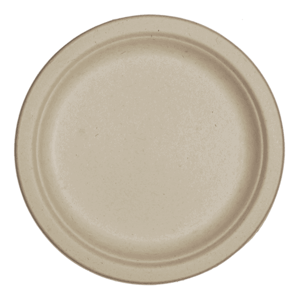 7 inch natural fiber plate for food