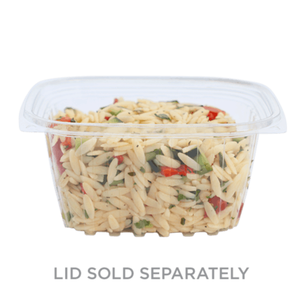 16oz rectangle deli container compostable
