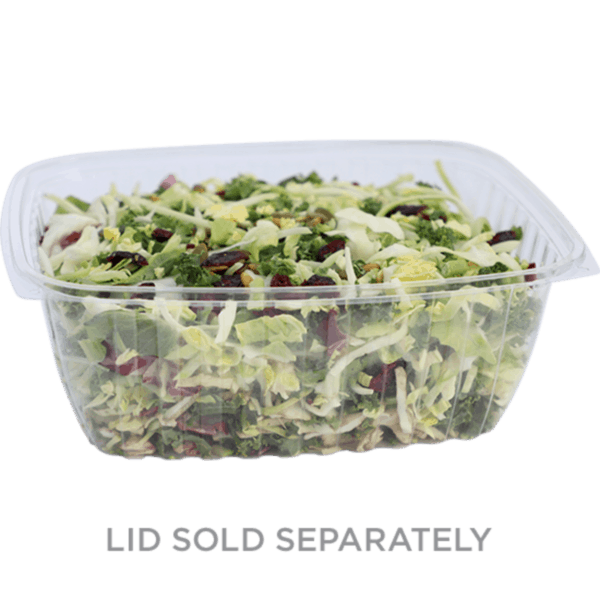64oz rectangle deli container compostable