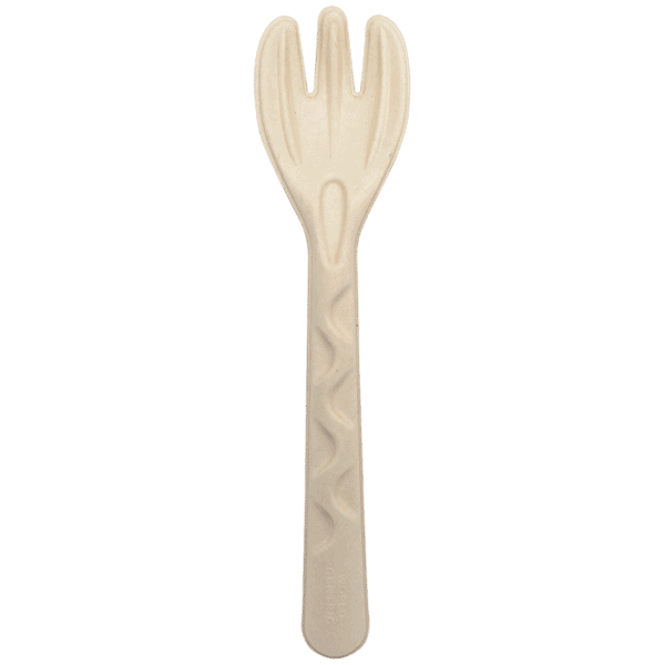 10 inch fiber serving fork compostable