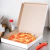 14" Clay Coated Pizza Box, White (100/bundle)