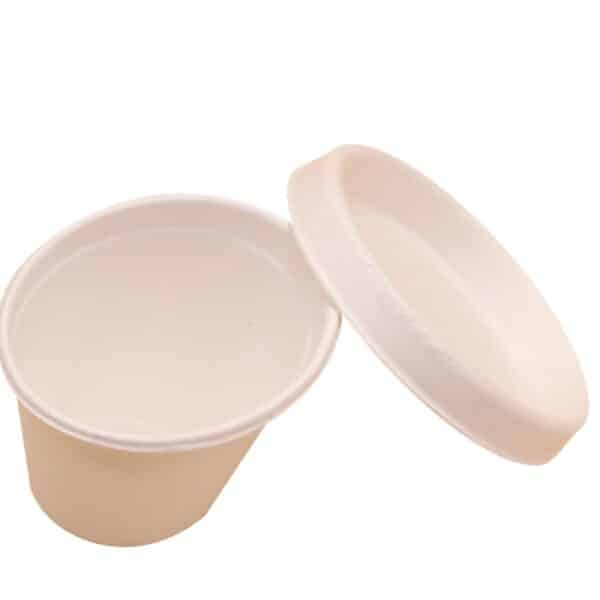 Lid fits 4oz cornstarch portion cup 2500 case