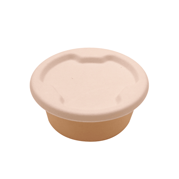 32oz fiber salad bowl lid 500 case