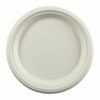 Round Fiber Plate, White - SupplyClub