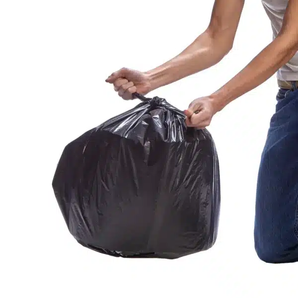 20 Gallon High-Density Can Liner, 33x24, Black, 1000 cs