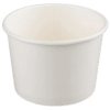 Squat Paper Deli Container, White - SupplyClub